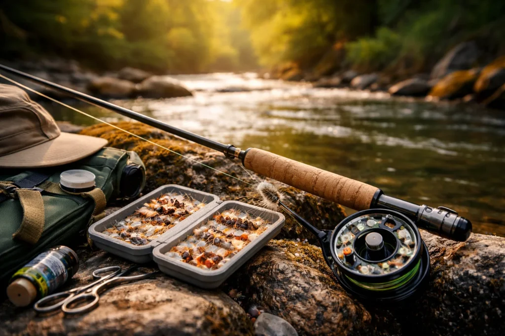 Kom i gang med fluefiskeri: Det perfekte begyndersæt